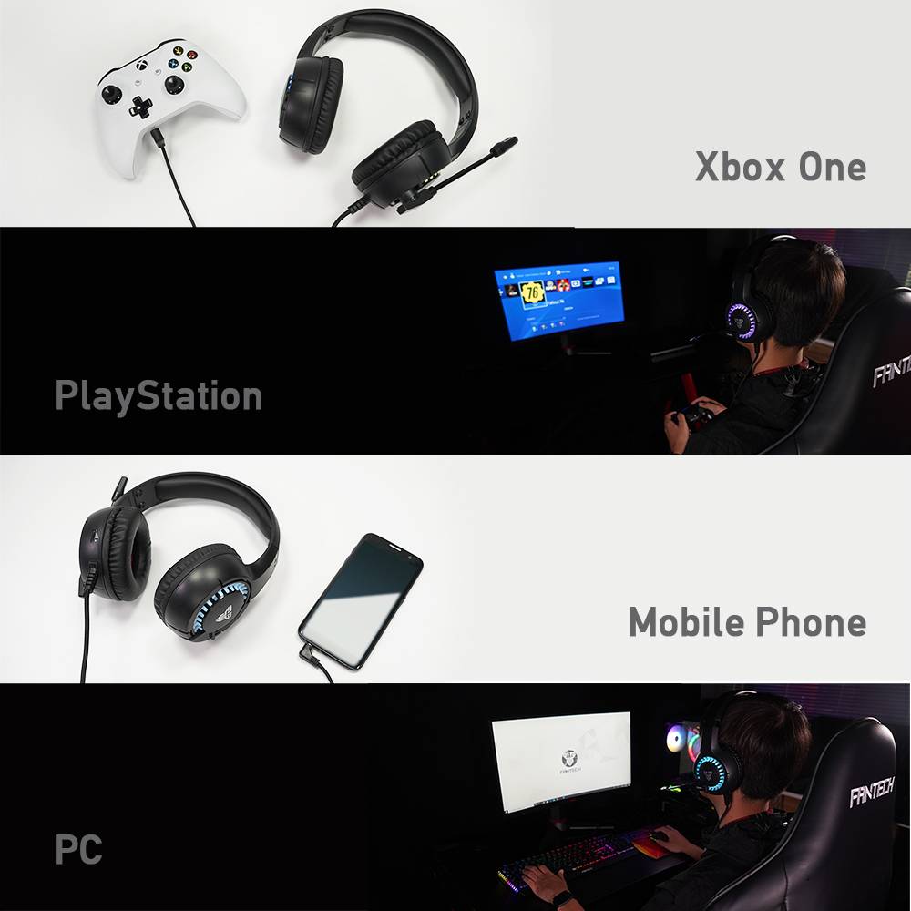 FANTECH HQ52s TONE+ RGB GAMING HEADSET